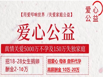 大庆捐卵助孕生子 爱心志愿者招募